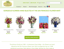 Tablet Screenshot of foothillflowers.com